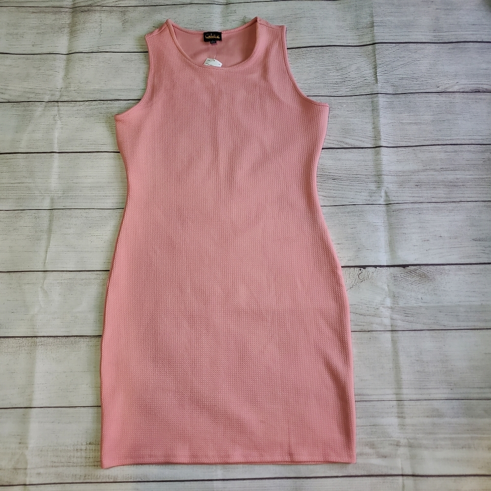 GLITZ Sleeveless Soft Pink Dress